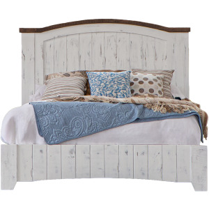 Pueblo White Queen Bed