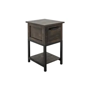 Dark Mita Chairside Table