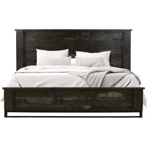 Dark Teak Queen Bed