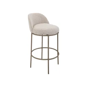 Snow Upholstered Barstool