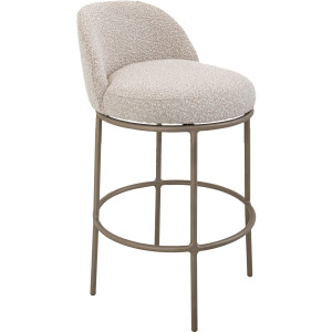 Snow Upholstered Barstool