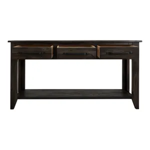 Dark Teak Sofa Table