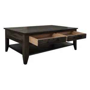 Dark Teak Cocktail Table