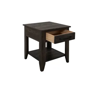Dark Teak End Table