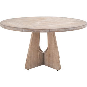 White Teak, Round Table 47"