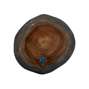 Parota Epoxy Chairside Table
