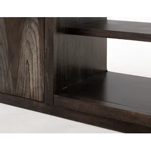 Black Balam TV Stand for Fire Place