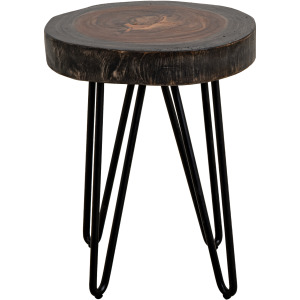 Parota Epoxy Chairside Table