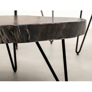 Parota Epoxy Cocktail Table
