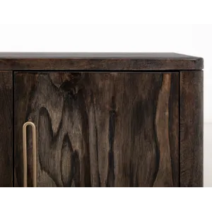 Black Balam TV Stand for Fire Place