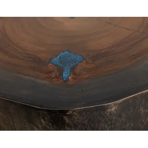 Parota Epoxy Chairside Table