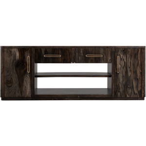Black Balam TV Stand for Fire Place