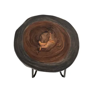 Parota Epoxy Chairside Table