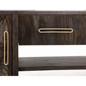 Black Balam TV Stand for Fire Place