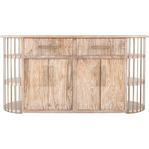 White Balam Kitchen Island