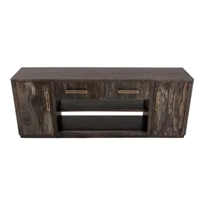 Black Balam TV Stand for Fire Place