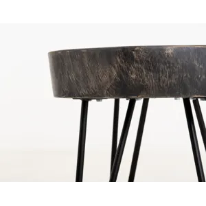 Parota Epoxy Chairside Table