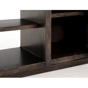 Black Balam TV Stand for Fire Place