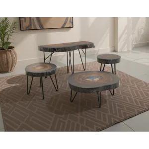 Parota Epoxy Chairside Table