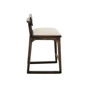 Black Balam Upholstered Barstool