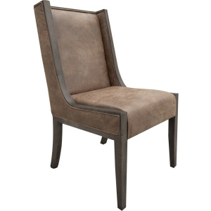Dark Mezquite Upholstered Chair