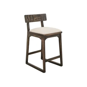 Black Balam Upholstered Barstool