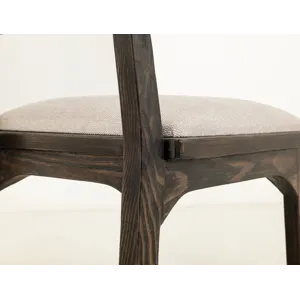Black Balam Upholstered Barstool