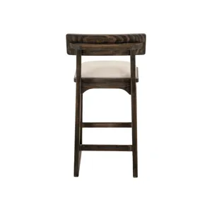 Black Balam Upholstered Barstool