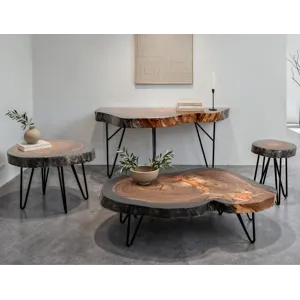 Parota Epoxy Cocktail Table