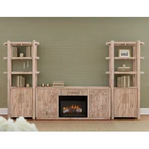 White Balam TV Stand