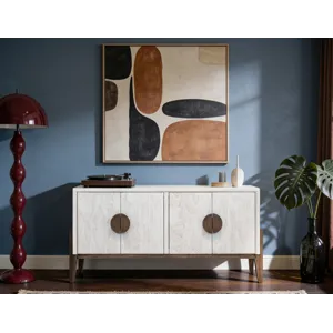 Moka White Console