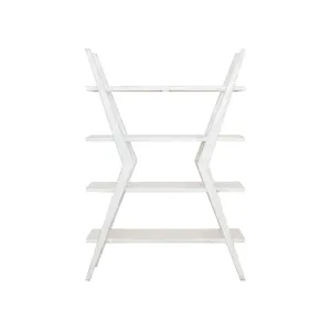 Moka White Bookcase