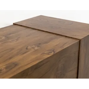 Natural Teca Console for Fire Place