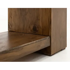 Natural Teca Console for Fire Place