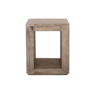 White Balam Chairside Table