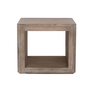 White Balam End Table