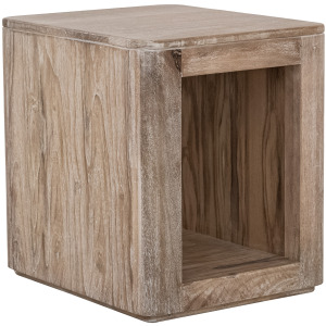 White Balam Chairside Table