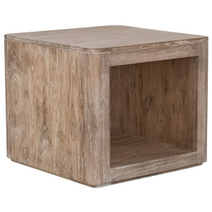 White Balam End Table