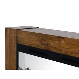 Natural Teca Console for Fire Place