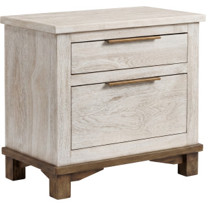 Golden Loft Nightstand