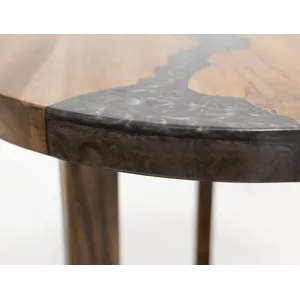 Silver End Table
