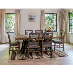 Loft Brown 7 PC Dining Set