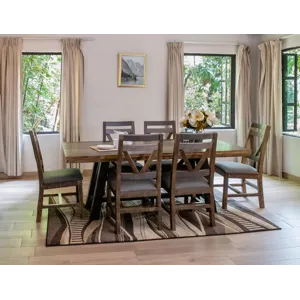 Loft Brown 7 PC Dining Set