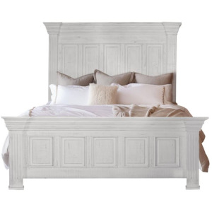 Terra White King Bed