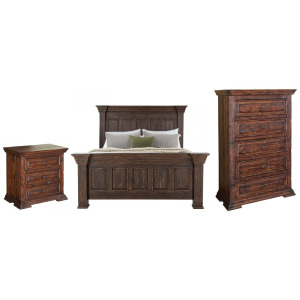 GRAHAM KING BED, CH & N/S
