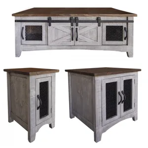 RT Cocktail &amp; 2 End Tables