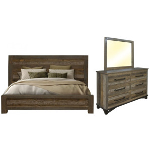 Loft Brown 3 PC King Bedroom Set