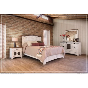 Pueblo White King Footboard