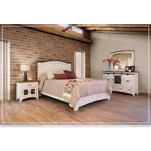 Pueblo White King Footboard