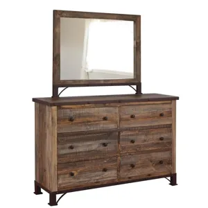 Antique Dresser & Mirror